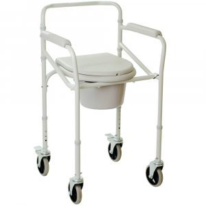 Складной стул-туалет на колесах OSD-2110JW, фото №3