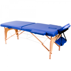 Дерев'яний складаний масажний стіл (2 секції) SMT-WT021, фото №2