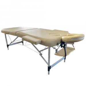 Алюмінієвий складаний масажний стіл (2 секції) SMT-AT025, фото №1