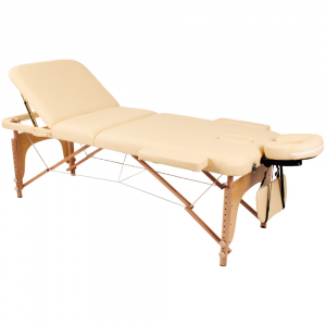 Дерев'яний складаний масажний стіл (3 секції) SMT-WT036, фото №2