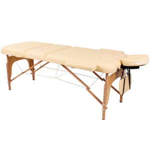 Деревянный складной массажный стол (3 секции) SMT-WT036, фото №1
