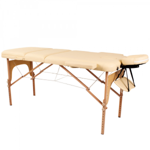 Дерев'яний складаний масажний стіл (3 секції) SMT-WT036, фото №4