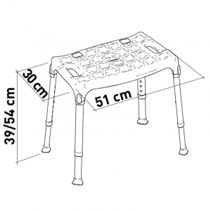 Стул-табурет для ванной и душа KING-SS1-00 в интернет-магазине osd.ua, фото №6 Стул-табурет для ванной и душа KING-SS1-00, фото №6