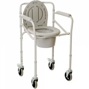 Складной стул-туалет на колесах OSD-2110JW, фото №1
