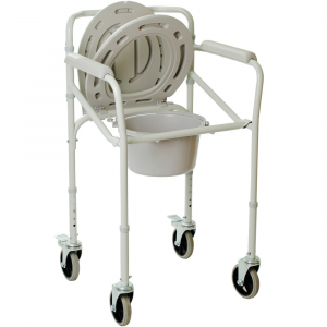 Складной стул-туалет на колесах OSD-2110JW, фото №2