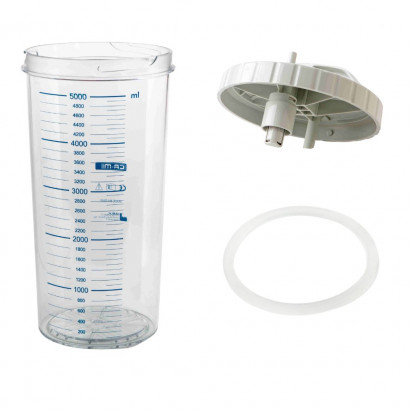 Емкость для аспиратора с крышкой 5 л RE 210010, фото №2