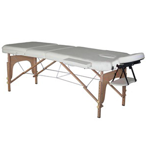 Деревянный складной массажный стол (3 секции) SMT-WT036